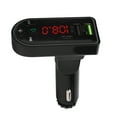 thumbnail image 1 of Transmisor FM para coche Bluetooth 5.0 Reproductor MP3 Cargador USB Luz ambiental con pantalla LED, 1 of 5
