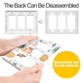 thumbnail image 4 of Yayeee Rocker Switch Wall Plate 1-Gang 4.6"x2.9" Home Decorative Outlet Cover, Pineapple, 4 of 6