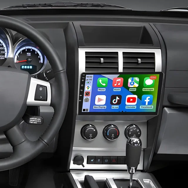 Para Dodge Nitro 2007-2012 Car Stereo 10In Android 13 | 4+64G Gps Navigation | Carplay Android Auto + Bluetooth Wifi + Ahd Backup Camera & Swc