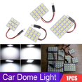 thumbnail image 1 of 1 pieza panel de coche lámpara de mapa de lectura 5050 6 9 12 15 24 36 48 led smd cúpula interior bombilla luces de techo t10 adaptador de base festoon huangjie unisex, 1 of 1