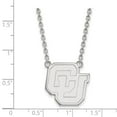 thumbnail image 2 of Sterling S. Rh-p LogoArt University of Colorado Large Pendant With Necklace; 18 inch; for Adults and Teens; for Women and Men, 2 of 2