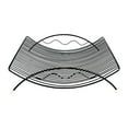 thumbnail image 1 of Cesta de frutas, soporte para frutas, organizador de artículos varios, decoración del hogar, elegante Negro, 1 of 9