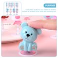 thumbnail image 2 of Miangastore 24Pcs Jumping Spring Toys for Kids Cartoon Rabbit Bear Toys Desktop Animals Jumping Toys, 2 of 8
