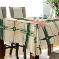 thumbnail image 5 of Yayeee Tablecloths 54" x 54" Rectangle Wrinkle Resistant Party Table Cover, Retro Green Stars, 5 of 8