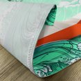 thumbnail image 5 of Ambesonne Ocean Place Mats Set of 4, Navy Sealife with Waves, Standard Size, Sky Blue Orange, 5 of 6