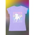 thumbnail image 5 of Old Glory Juniors Unicorn Stacked Repeat Short Sleeve Graphic T Shirt, 5 of 6