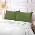 thumbnail image 6 of GZHJMY Plain Dark Olive Green Solid Color Zippered Velvet Pillowcases,Super Soft and Cozy Luxury Plush Pillow Case Bed Pillow Pillowcases, 20x26 Inches Home Decor, 6 of 7