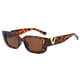 thumbnail image 3 of Gafas de sol rectangulares de marca de lujo para mujer, anteojos de sol con montura pequeña Vintage, gafas cuadradas negras clásicas para mujer, 3 of 5