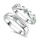 thumbnail image 3 of Anillo de pareja Anillo simple coreano Anillo de diamante de simulación Anillo clásico de circón abierto Anillo de pareja, 3 of 6