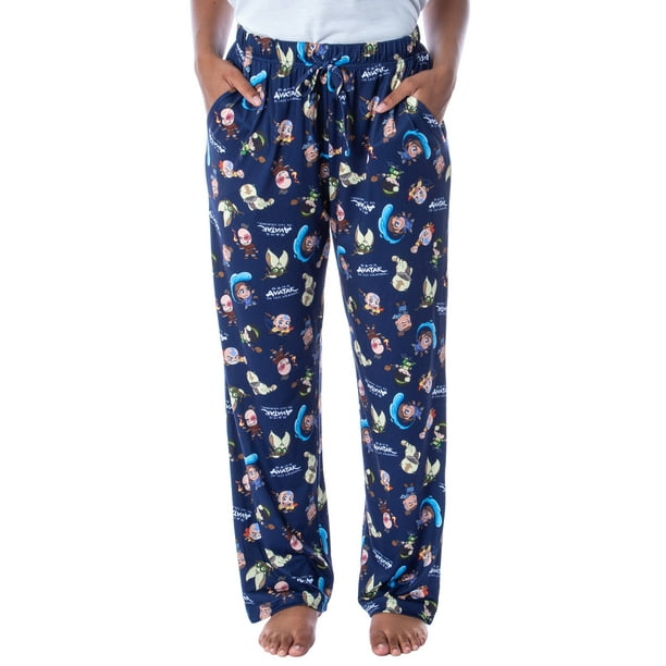 Nickelodeon Womens' Avatar The Last Airbender Chibi Character Pajama
