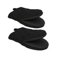 thumbnail image 4 of 2 piezas Guantes de horno de horno corto al horno multipropósito Anti slip horno soporte para olla de bote de soporte para macetas para la barbacoa de Negro, 4 of 8