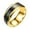 Golden_US 7, variant on Titanium Steel Wedding Band Sense Body Temperature Ring Intelligent Temperature Sensing Ring Men Women Ring