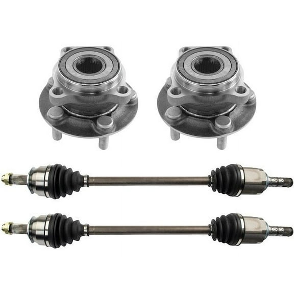 Axle and Wheel Hub Assembly Kit 4 Piece - Compatible with 2014 Subaru Forester