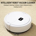 thumbnail image 5 of Nkmbld Sweeping Robot with Low Noise Operation 3 in 1 Vacuum Cleaner with Schedule Wi-Fi/App Self-Charging Robot Floor Cleaner, White, 5 of 9