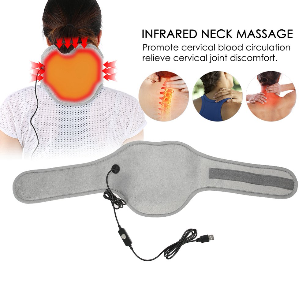 OTVIAP Heating Neck Wrap,Unisex Far Infrared Heating Neck Massage Neck