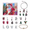 thumbnail image 2 of Christmas Advent Calendar Bracelets Diy Jewelry Making Kit Gift For Kids Teens Women, 2 of 11