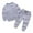 Grey, variant on Splozh Baby Boy Fall Clothes 1-12 Years Toddlers Girls Boys Fall Winter Solid Color Warm Thick Long Sleeved Sweatshirts Pants Set,Pink,3-4 Years