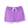 thumbnail image 6 of Little Boys Girls Casual Solid Color Brief Beach Shorts, 3 Packs, 6 of 8