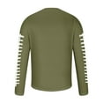 thumbnail image 4 of Tawop Mens Shirts Graphic Relaxed Fit Round Neck Long Sleeve Casual Shirts for Men, 4 of 5