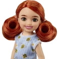 thumbnail image 3 of Barbie Chelsea Doll (Red Hair) Wearing Bumblebee & Flower-Print Dress and Blue Sandals, Toy for Kids Ages 3 Years Old & Up Barbie -, 3 of 6