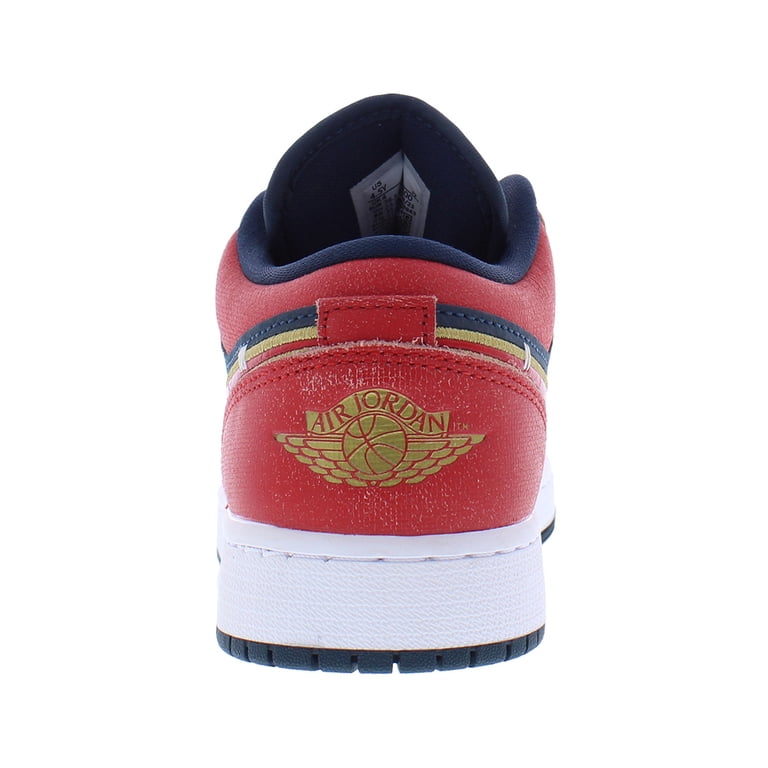 Nike Air Jordan 1 Low SE Leather GS Boys Shoes Size 6, Color