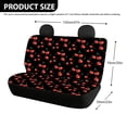 thumbnail image 4 of Psesaysky Cherry Print Design Non-Slip Car Rear Seat Covers for Automotive Car Interior, Comfortable Car Back Seat Covers Stretch Rear Bench Seat Cover, 4 of 7