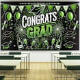 thumbnail image 1 of Danhjin Polyester Background Congrats Grad Backd Grad Backd Graduation Decorations Backd Backdrop, 1 of 6