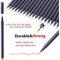 thumbnail image 2 of jiarry Fineliner Color Pens Set, Fine Tip, Assorted Ink Colors, 18 Count, 2 of 4
