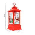thumbnail image 2 of Christmas Retro LED Large Wind Lantern Elk Snowman Decoration Wind Lantern Scene Dressing, Santa Claus Style-Red, 2 of 5