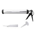 thumbnail image 1 of Silicone Caulking Gun with Aluminum Tube, 600ml, with 10 Nozzles, 1 of 3