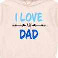 thumbnail image 3 of Inktastic I Love My Dad Fathers Day Toddler Hoodie, 3 of 4