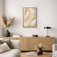 thumbnail image 5 of Framed Canvas Print Neutral Abstract Wall Art Beige MInimalist Decorative for Living Room Bedroom - 16"x24" NATURAL, 5 of 8