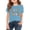 Bleu Clair, variante sur LNMQLPDBS T-Shirts pour Filles 7-8 Ans Haut pour Filles Hauts à Enfiler pour Enfants sous Chemises pour Filles Chemises Taille 12-14 Filles Taille 18/20 Vêtements 14/16 Filles, Marine 6-7 Ans