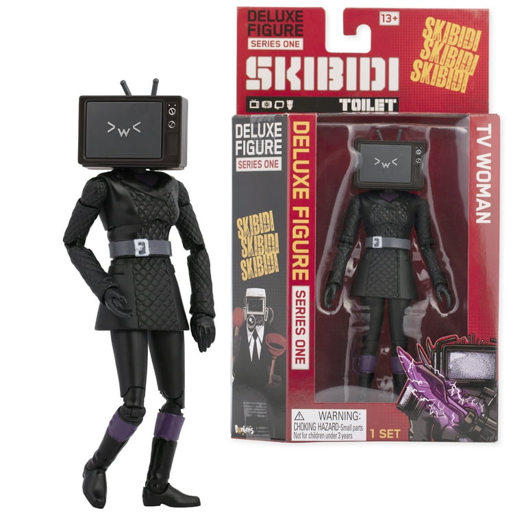 Skibidi Toilet Deluxe TV Woman Figure, Collectible Figures, Officially  Licensed Skibidi Toilet Merch