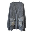 thumbnail image 5 of Sweaters for Women Cardigans for Women Trendy Women Casual Long Sleeve Knitted Open Front Fashion Loose Elegant Warm Oversized New Knitted Sweater Cardigan, 5 of 5