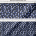 thumbnail image 2 of Soimoi Gray Cotton Voile Fabric Alphabet Text Printed Craft Fabric by the Yard 42 Inch Wide, 2 of 7