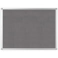 thumbnail image 1 of 24 x 36 in. Ayda Fabric Bulletin Board - Gray, 1 of 1