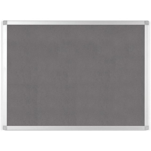 24 x 36 in. Ayda Fabric Bulletin Board - Gray