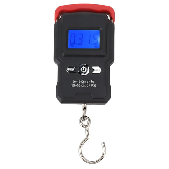 Báscula electrónica portátil de mano de 50 kg Báscula digital de alta precisión para colgar equipaje para viajes al aire libre en casa