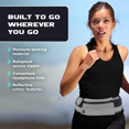 thumbnail image 5 of Cinturón para correr para mujeres y hombres, bolsa de cinturón ajustable que se adapta a la mayoría de los tamaños de teléfono y cintura., 5 of 5