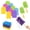 2 Set, variant on Reusable Chenille Microfiber Dust Duster, Reusable Duster with Removable Washable Cloth Covers, 360°Electrostatic Duster Refills