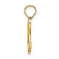 thumbnail image 2 of Diamond2Deal 14K Yellow Gold Script Letter H Initial Pendant for Women (L- 0.7inch, W- 0.41inch), 2 of 6