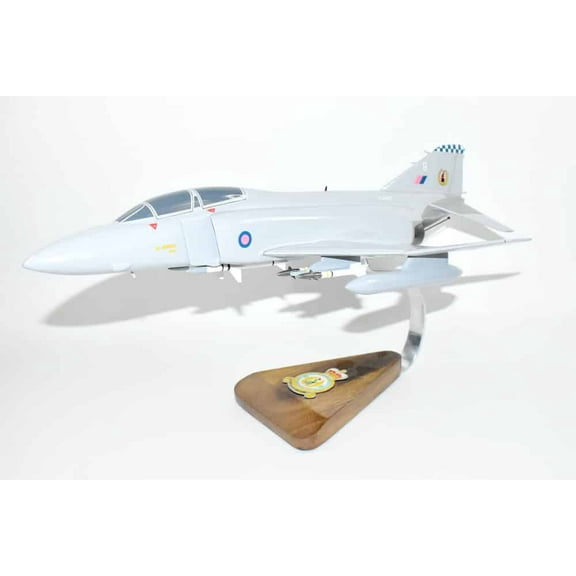 No. 19 Squadron RAF F-4M Model,  1/42 (18") Scale, Mahogany, UK