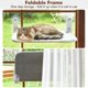 thumbnail image 3 of Hamaca para Ventana para Gatos AMOSIJOY sin Cables con Ventosas y Estructura, 3 of 8