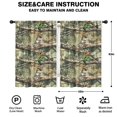 thumbnail image 2 of Blackout Kids Curtains,Forest Camo Branches Leaves Pattern Childrens Insulated Curtains Set Of 2,Bedroom Essentials,Toddler Room Decor 42"x63", 2 of 5