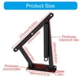 thumbnail image 5 of TIERPOP Cold Roll Steel Materials Furniture Hinges for Bed Featuring Strong Spring for Enhances Sturdy and Simple Installation, 5 of 11