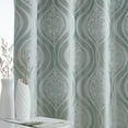 thumbnail image 3 of THD Sophia 100% Complete Blackout Privacy Energy Efficient Grommet Window Treatment Curtains - Pair, 3 of 7