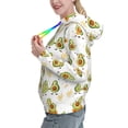 thumbnail image 2 of Lsque Lovely Avocado Pattern Casual Women's Hoodie,Hooded Sweatshirt with Kangaroo Pocket,Pullover Hoodie with Eye-catching Drawstrings-Small, 2 of 7