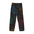thumbnail image 5 of Sigee Gamepad Joystick Game Print Men's Pajama Pants - Soft Lounge Sleep Bottoms with Elastic Waistband and Pockets-XX-Large, 5 of 9