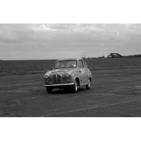 Austin A35 at 750 MC 6 hour relay race Silverstone 1957 Print Wall